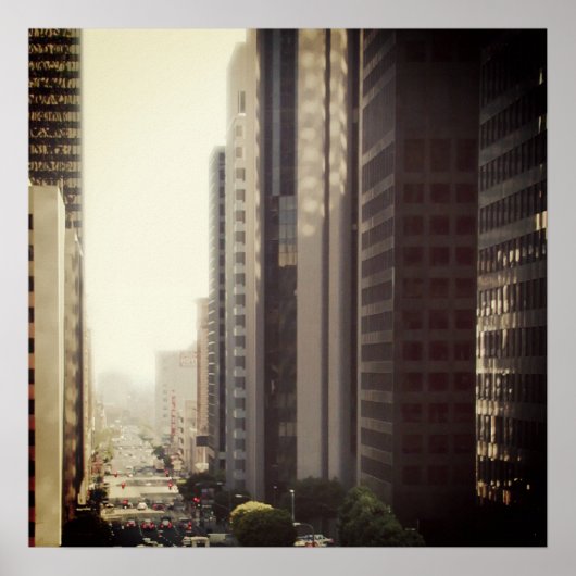 Het centrum van Los Angeles Poster (Voorkant)