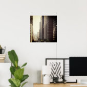 Het centrum van Los Angeles Poster (Thuiskantoor)