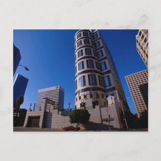 Het centrum van Los Angeles skyline, Californië, V Briefkaart