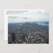 Het centrum van Manhattan 002 Briefkaart (Voorkant / Achterkant)