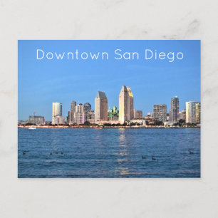 Het centrum van San Diego Feestdagenkaart