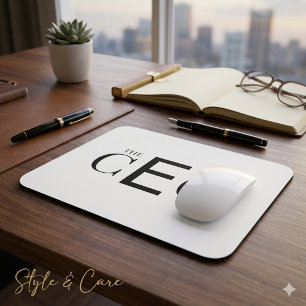 Het CEO Bureaublad Grafische Muismat