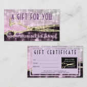 Het Certificaat van de Gift van de Herenkapper van (Voorkant / Achterkant)