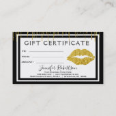 Het Certificaat van de Gift van de Kunstenaar van (Achterkant)