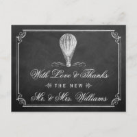 Het Chalkboard Hot Air Ballon Wedding Collectie
