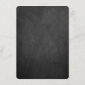 Het Chalkboard Hot Air Ballon Wedding Collectie Menu (Achterkant)