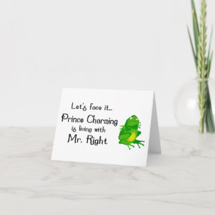 Het Charmeren van de prins notecards Kaart