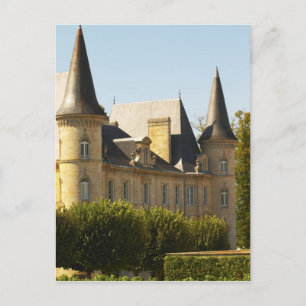 Het Chateau Baron Pichon Longueville in Briefkaart