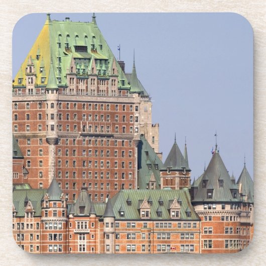 Het Chateau Frontenac in Quebec City, Canada. Drankjes Onderzetter (Voorkant)
