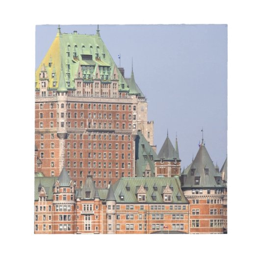 Het Chateau Frontenac in Quebec City, Canada. Notitieblok (Voorkant)