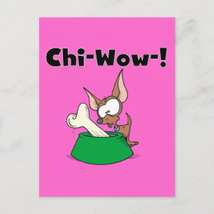 Het chi-Wow van Chihuhua T-shirts en Giften Briefkaart