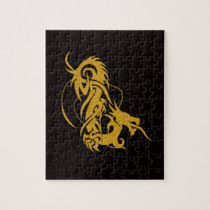 Het Chinese jaar van de draak 2012 Legpuzzel