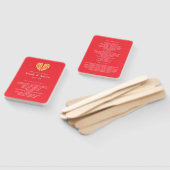 Het Chinese Weddenprogramma van het Dubbele Geluk Handwaaier (Niet-gemonteerd)