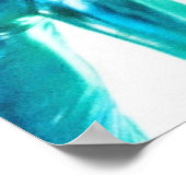 Het Chip van het Nabuurschap Chrome het Monotones Poster (Hoek)