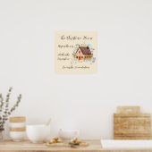 Het Christelijk Gezin Poster (Keuken)