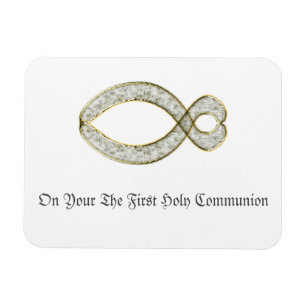 Het Christelijke symbool voor vissen. Magneet