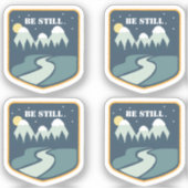 Het christendom moet stil blijven staan sticker (Voorkant)