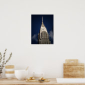 Het Chrysler-gebouw, New York City, medium Poster (Keuken)