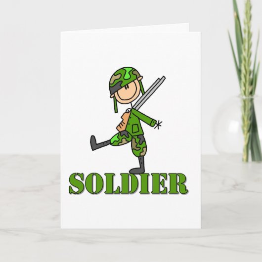 Het Cijfer van de Stok van de militair Kaart (Voorkant)