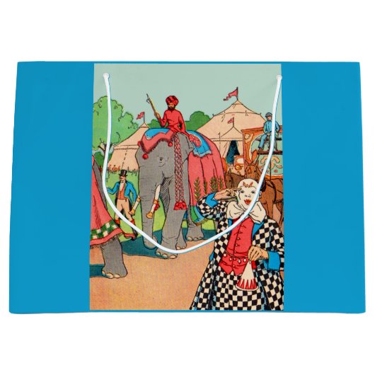Het circus komt naar de stad groot cadeauzakje (Voorkant)