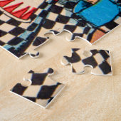 Het circus komt naar de stad legpuzzel (Zijkant)