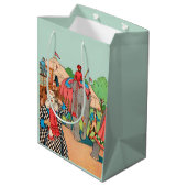 Het circus komt naar de stad medium cadeauzakje (Achterkant Gekanteld)