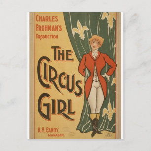 Het Circus-meisje, 'A.H.Canby'-bioscoop Briefkaart