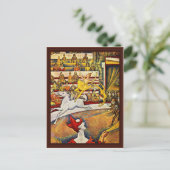 Het circus van Seurat Georges Briefkaart (Staand voorkant)