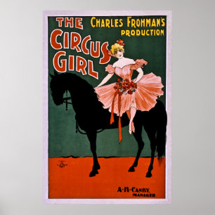 Het circusmeisje poster