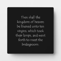 Het Citaat Matthew 25 1 van de manuscript