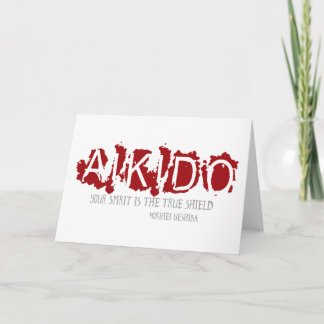 Het Citaat van Aikido Kaart
