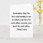 het citaat van de dalailama 11a kaart (Gele Bloem)