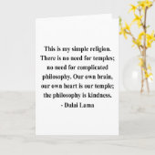 het citaat van de dalailama 6a kaart (Gele Bloem)