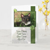 Het Citaat van de kat Kaart (Gele Bloem)