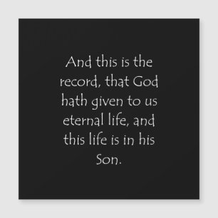 Het Citaat van de manuscripten 1 John 5 11