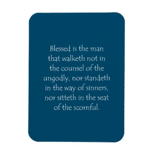Het Citaat van de manuscripten Psalms 1 1 Magneet