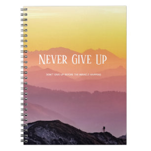 Het citaat van de Motivatie van de de Kleuren van Notitieboek