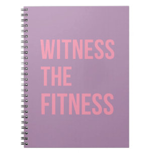Het citaat van de uitbarsting toont de fitness Lil Notitieboek