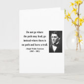 Het Citaat van Emerson 3b Kaart (Gele Bloem)