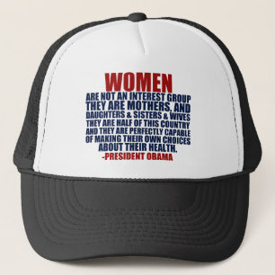 Het Citaat van Obama van de Rechten van vrouwen Trucker Pet