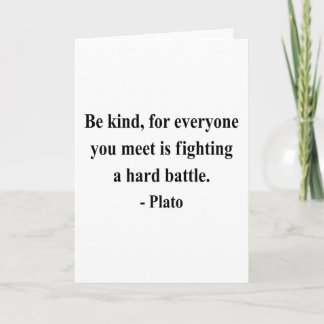 Het Citaat van Plato 1a Kaart