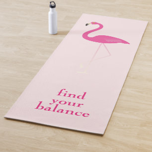 Het citaat vindt Uw Roze Flamingo van het Saldo Yogamat
