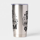 Het citeren over dromen geïsoleerde drinkbeker (Rechts)