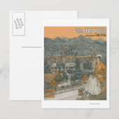 Het Cliff House & Pikes Peak Briefkaart (Voorkant / Achterkant)