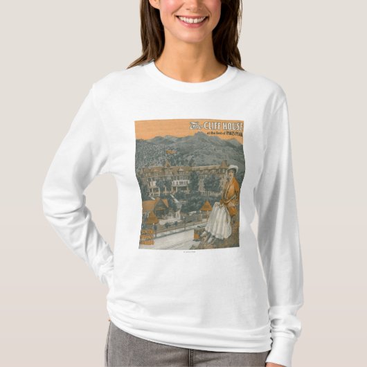 Het Cliff House & Pikes Peak T-shirt (Voorkant)