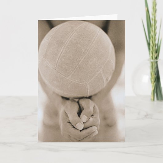 Het Close-up van het volleyball Kaart (Voorkant)