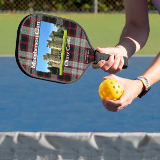 Het Cluny Castle Tartan van de Schotse Macpherson Pickleball Paddle