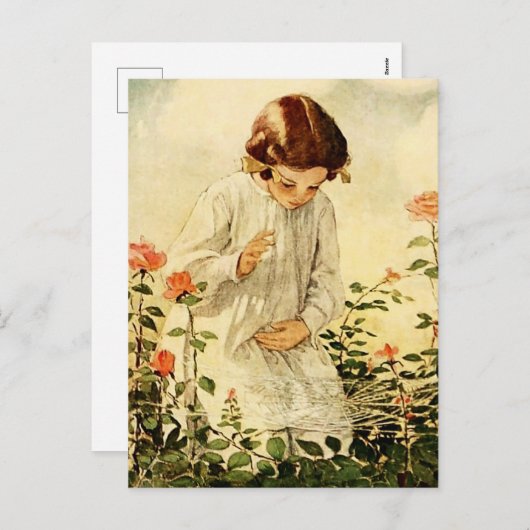 Het Cobweb van Jessie Willcox Smith Feestdagenkaart (Voorkant / Achterkant)