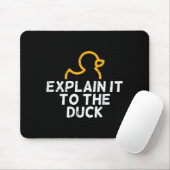 Het Coder Programmeur Tech Ontwikkelaar Shirts Man Muismat (Met muis)
