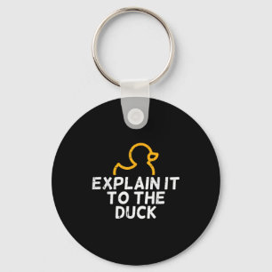 Het Coder Programmeur Tech Ontwikkelaar Shirts Man Sleutelhanger